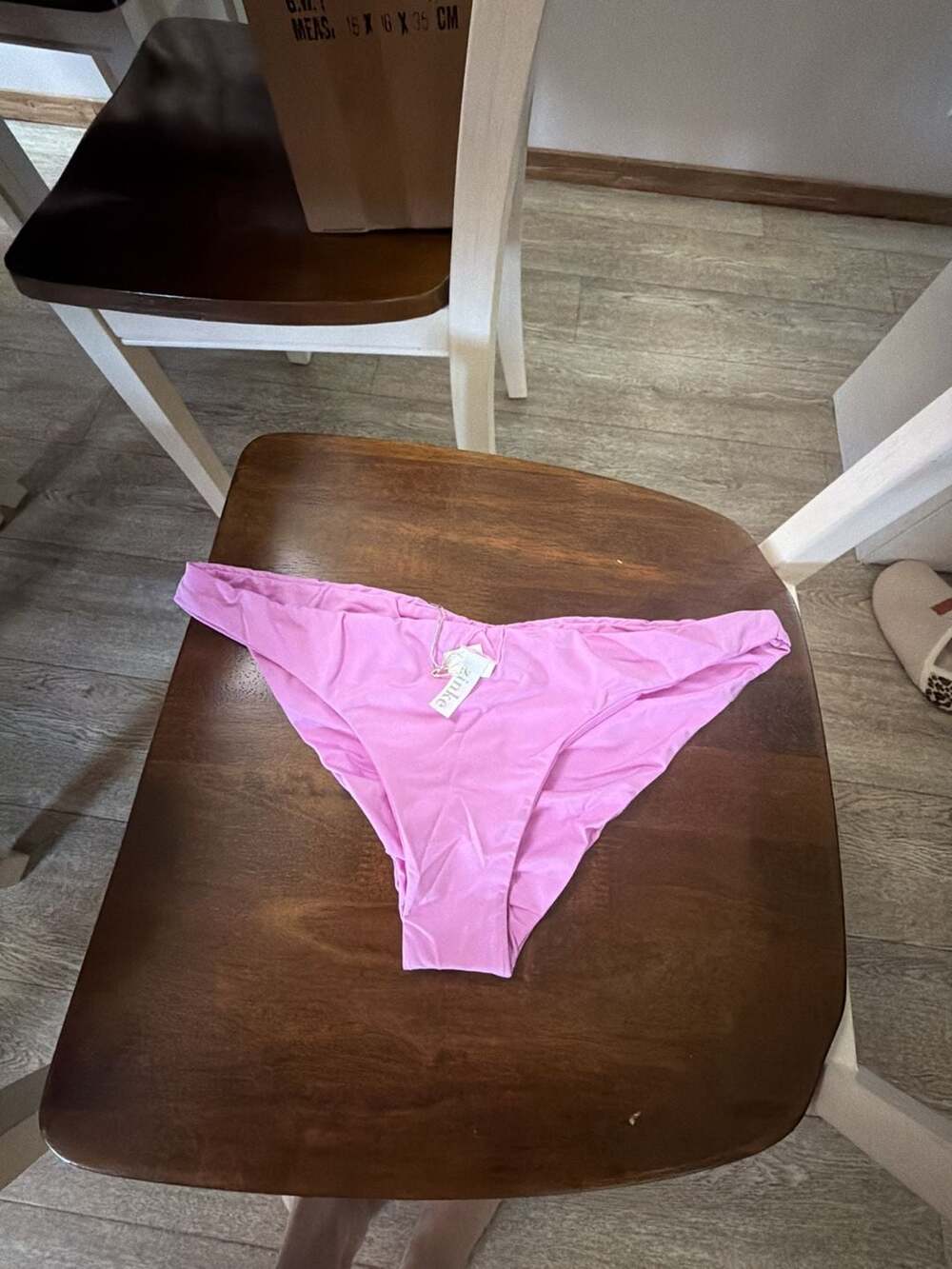 Zinke Pink Ruffled Bikini Bottom